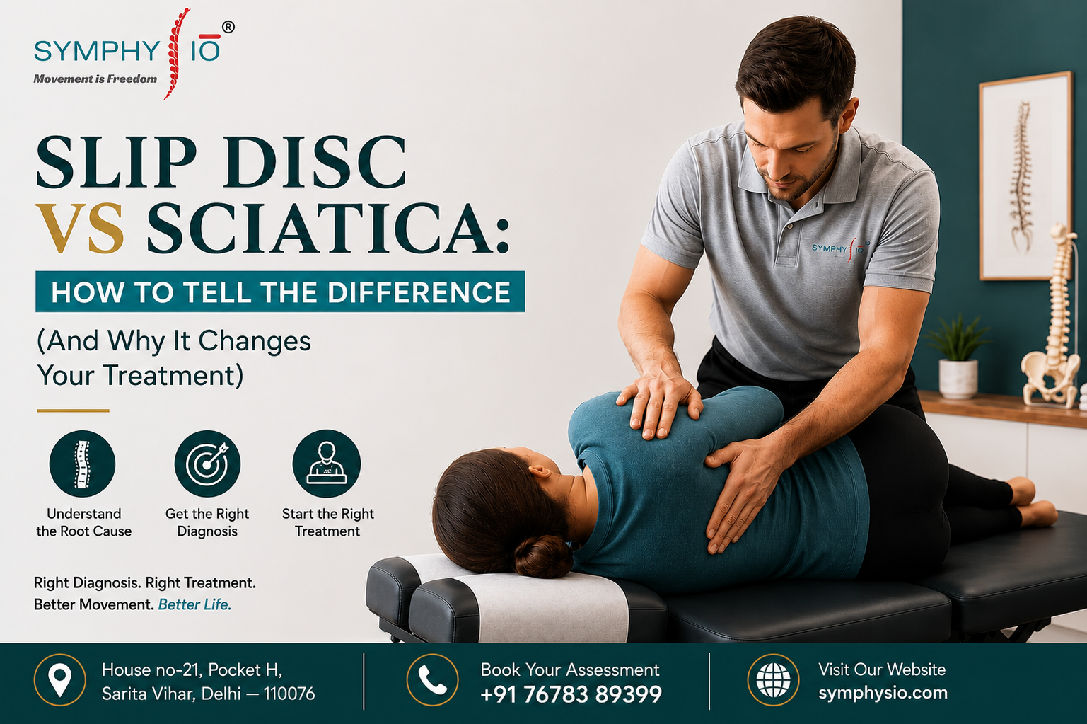 Slip Disc vs Sciatica: Symptoms and Key Differences