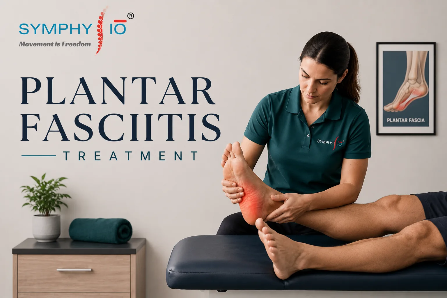 Plantar fasciitis treatment at Symphysio Sarita Vihar