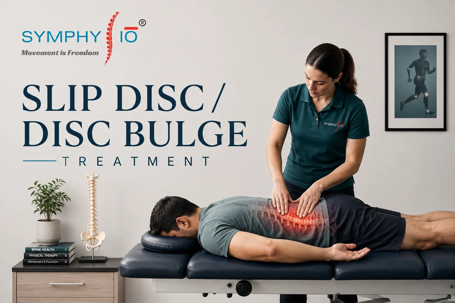 Slip disc / disc bulge treatment at Symphysio Sarita Vihar