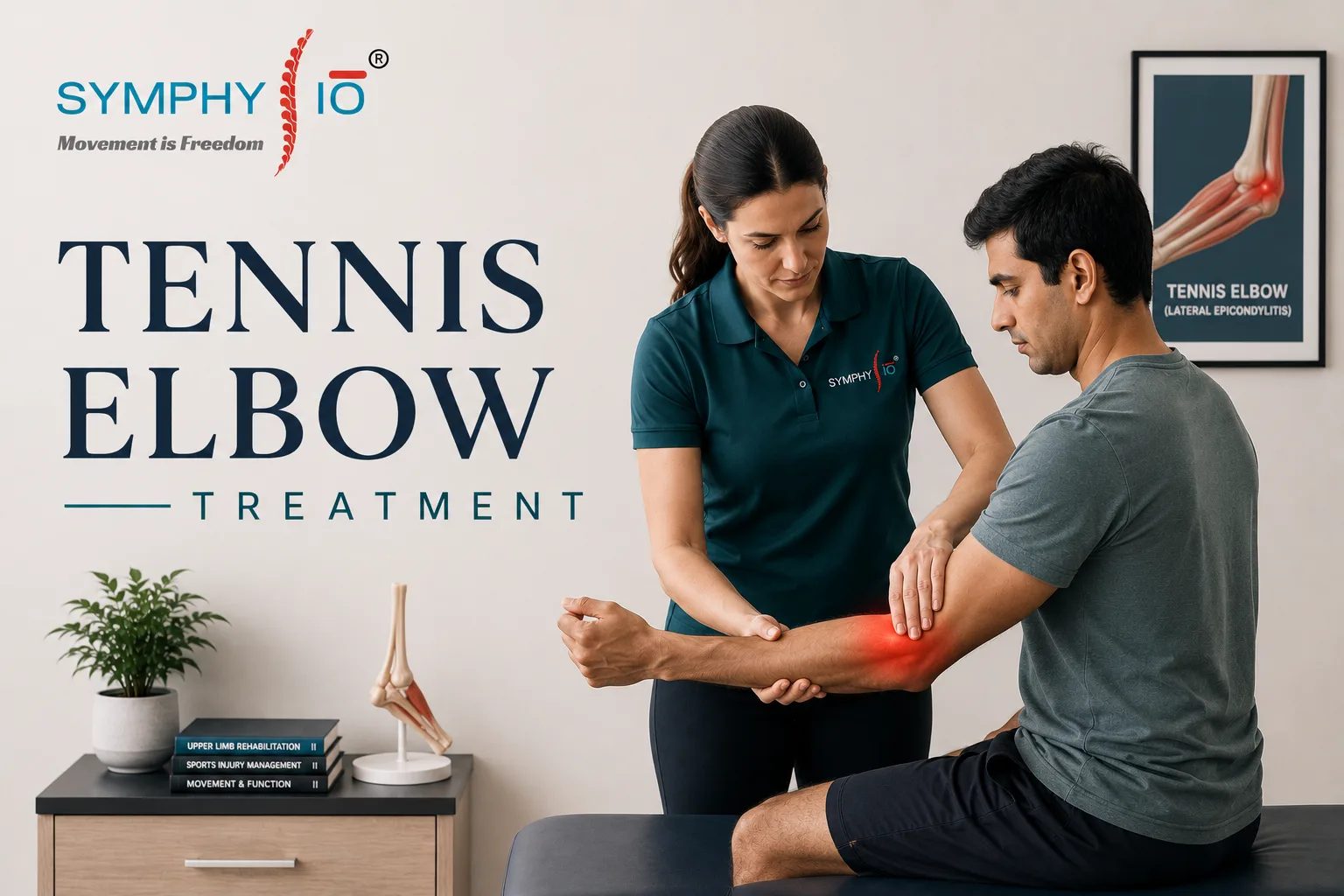 Tennis elbow treatment at Symphysio Sarita Vihar